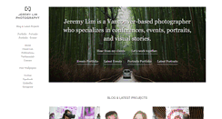 Desktop Screenshot of jeremylimphotography.com