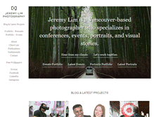 Tablet Screenshot of jeremylimphotography.com